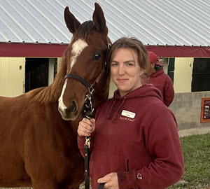 Gillian Stovall, AHS farrier school graduate